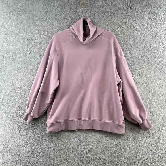 Nap Loungewear Boxy Turtleneck Sweatshirt pockets oversized comfy - Picture 1 of 9